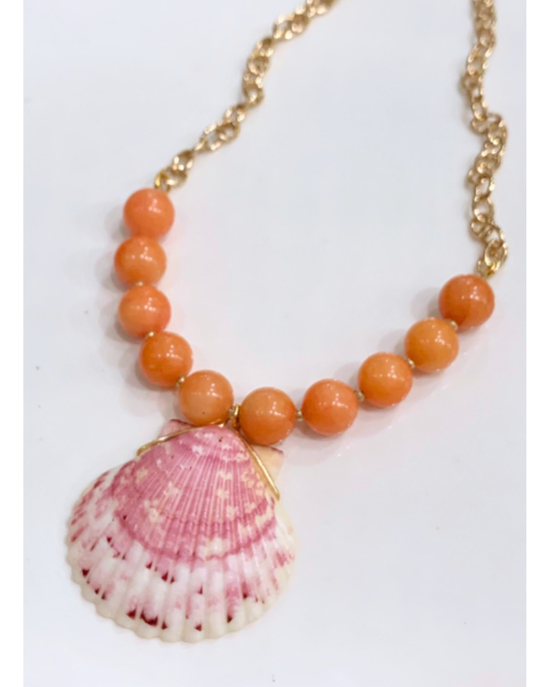Scallop Beaded Necklace
