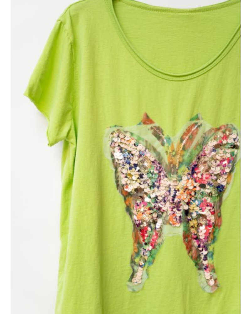 Butterfly Sequin Tee