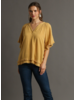 V-Neck Top With Frays