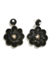 Sequin Beaded Flower Earrings