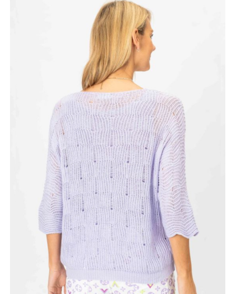 Loose Knit V-Neck Sweater