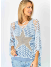 Crochet Gold Star Sweater