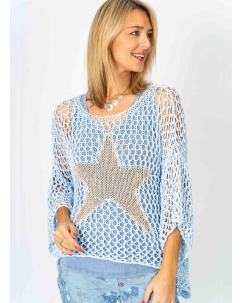 Crochet Gold Star Sweater