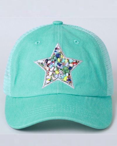Star Embellished Ball Caps - Trader Rick display picture 1