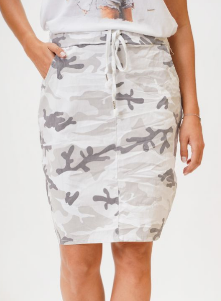 Camo Print Skirt