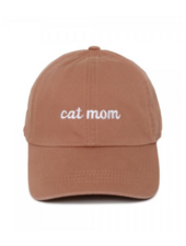 Embroidered Cat Mom Cap