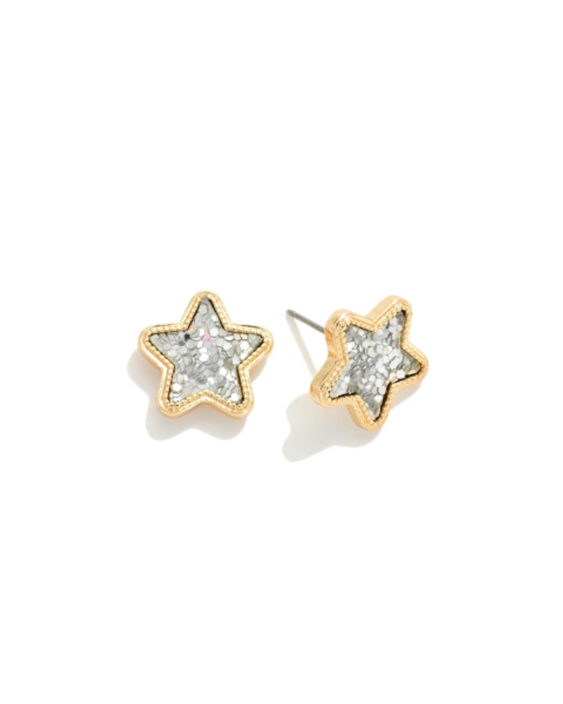Sparkly Shaped Stud Earrings