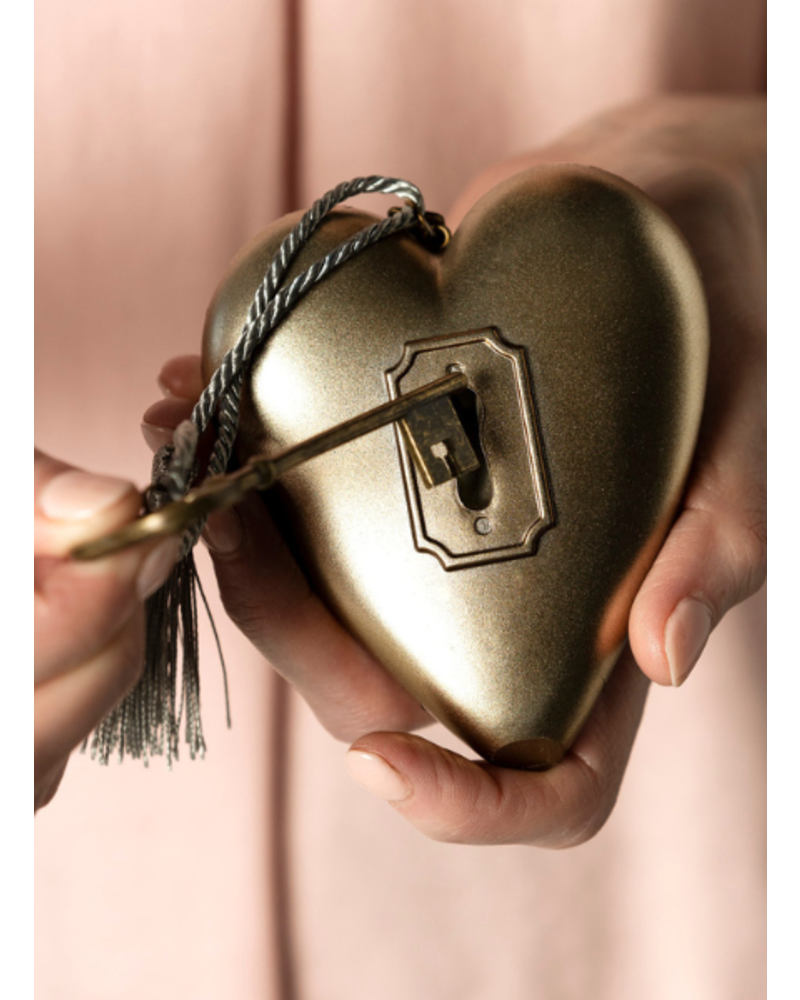 Poppy Field Artful Heart Ornament