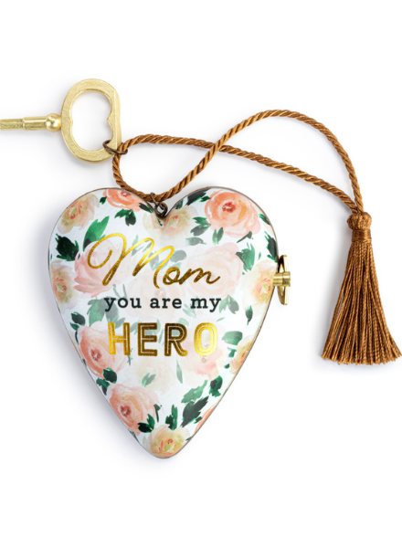 "Mom You Are My Hero" Music Box Heart