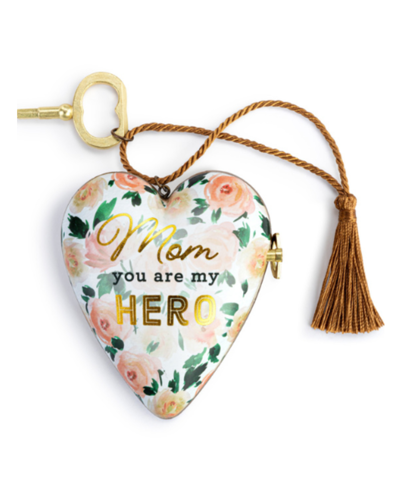 "Mom You Are My Hero" Music Box Heart