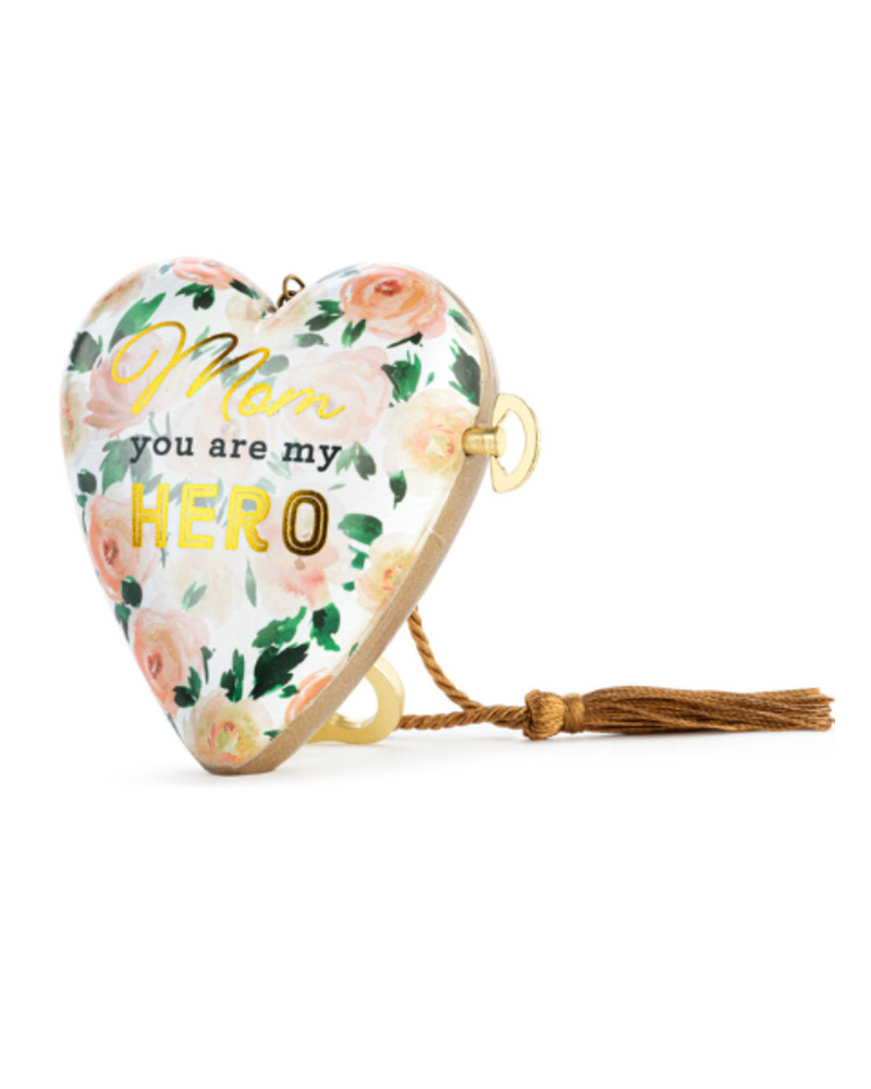 "Mom You Are My Hero" Music Box Heart