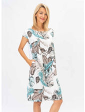 Tropical Getaway Linen Dress