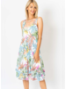 Tropical Print Cotton Dress