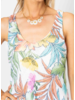 Tropical Print Cotton Dress