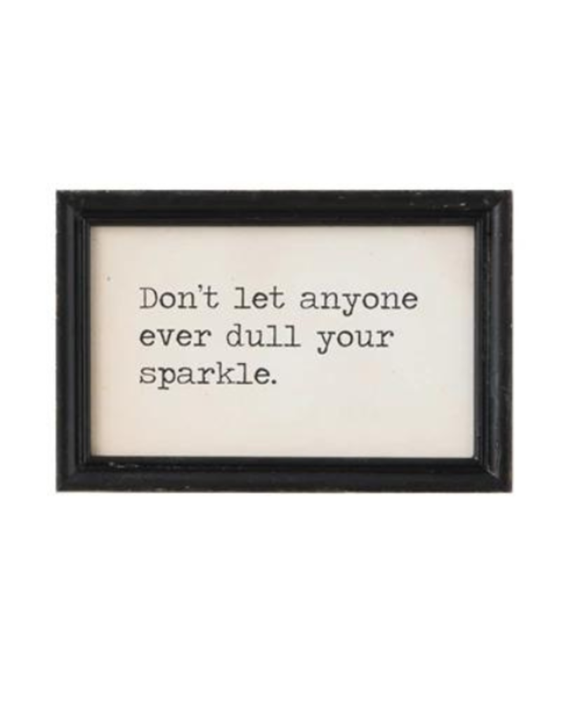 Framed Typewriter Wall Decor