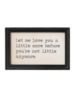 Framed Typewriter Wall Decor