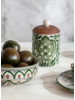 Botanical Hand-Painted Canister