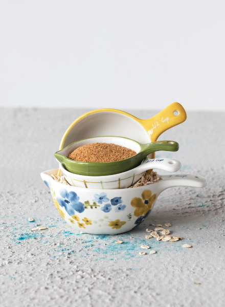 Floral Measuring Cup Set