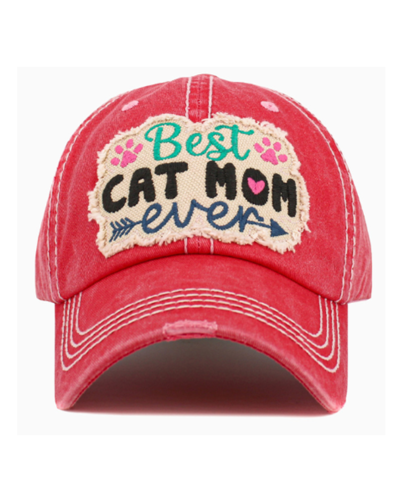 Best Cat Mom Ever Baseball Cap