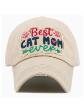 Best Cat Mom Ever Baseball Cap