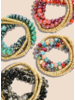 Set of 5 Multicolor Stretchy Bracelets