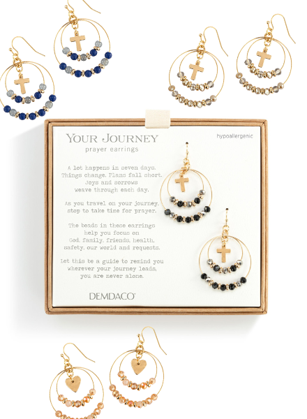 Beaded Prayer Earrings