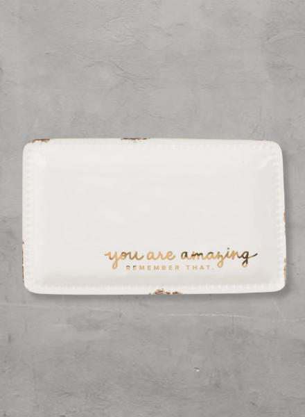 Trinket Trays with Gold