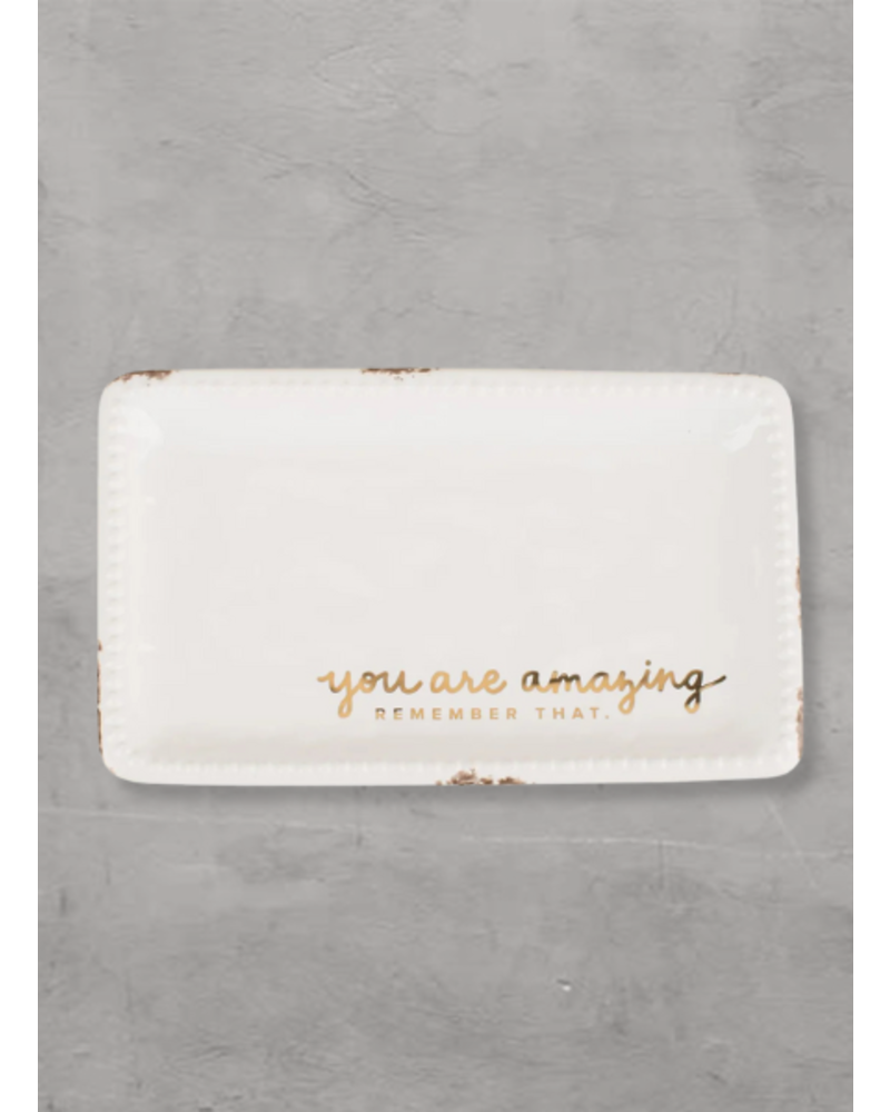 Trinket Trays with Gold