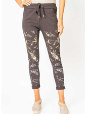 Silver and Gold Foil Jegging
