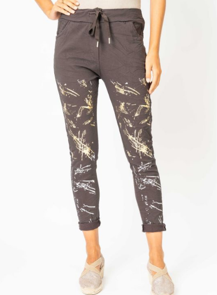 Silver and Gold Foil Jegging