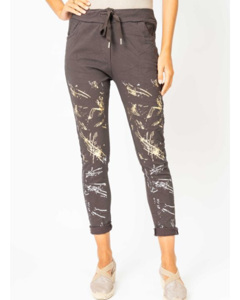 Silver and Gold Foil Jegging