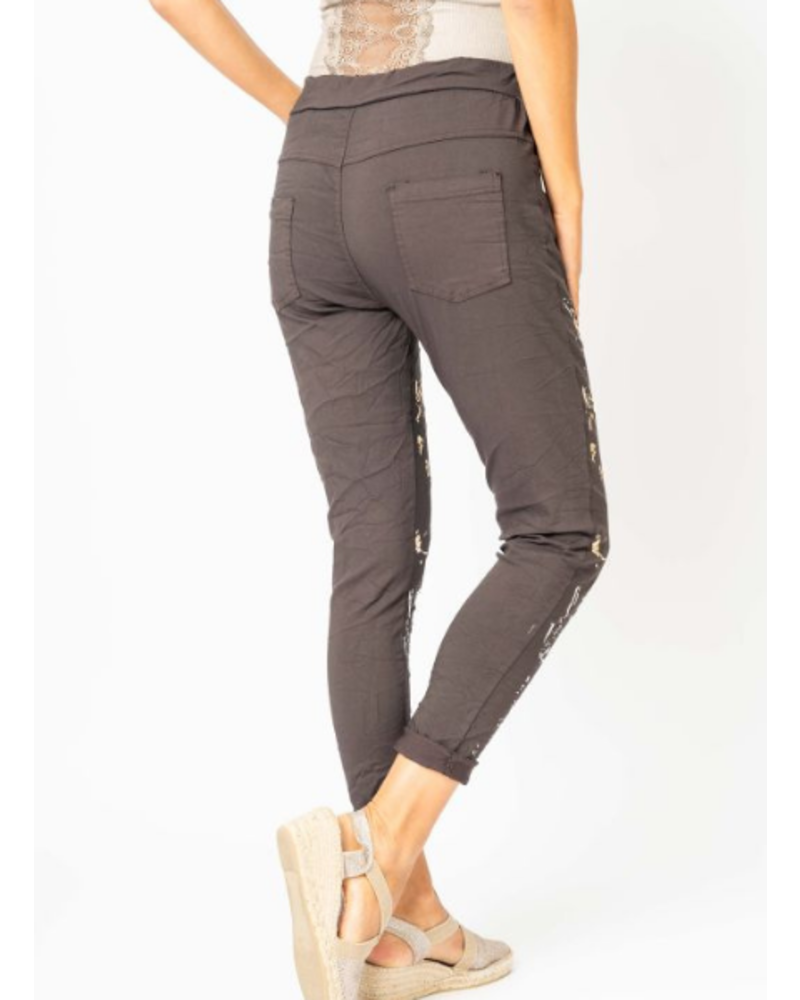 Silver and Gold Foil Jegging