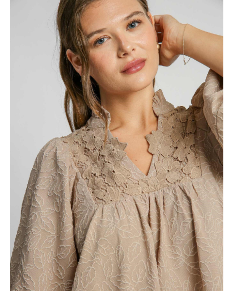 Floral Jacquard Dress