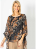 Animal Print Silk Blouse