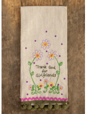 Linen Embroidered Hand Towel