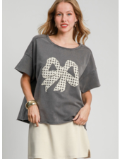 Lacey Ribbon French Terry Shirt