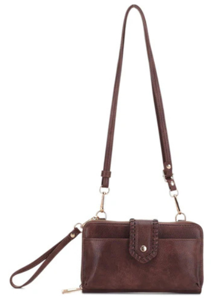 Smartphone Wallet with Crossbody Strap