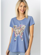 Butterfly Sequin Top
