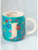 Floral Initial Mugs