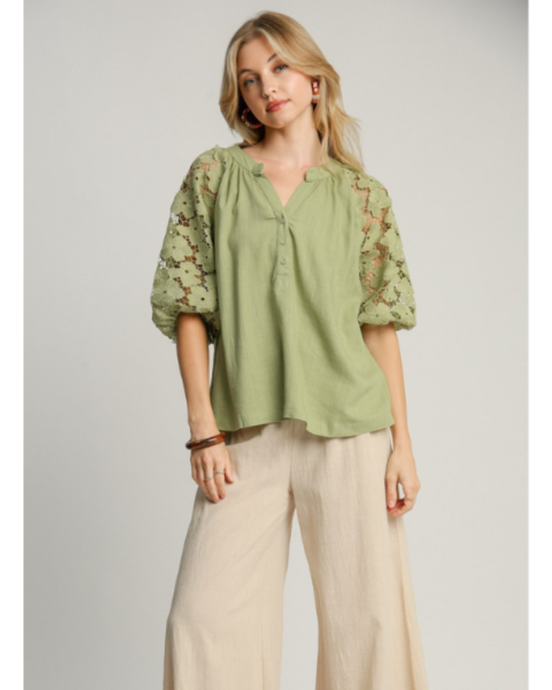 トップス Eaphi cotton lace patchwork blouse eaphi cotton lace patchwork blouse