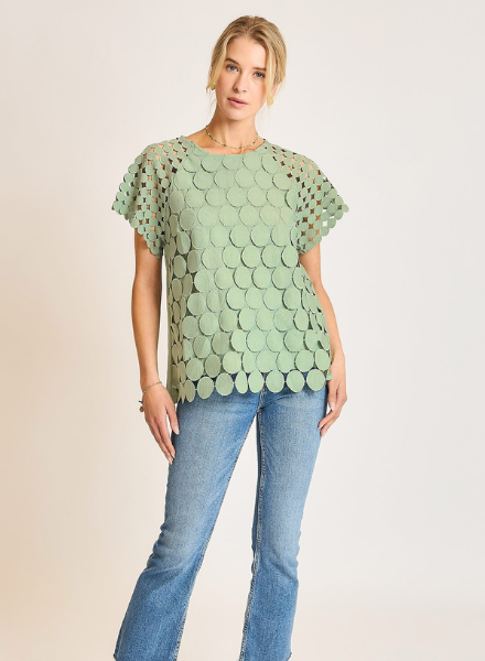 Circle Cutout Top - Trader Rick's for the artful woman