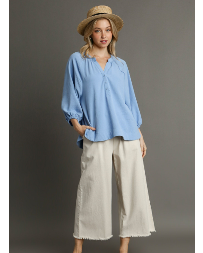 Simple Solid Blouse