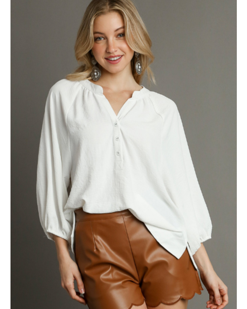 Simple Solid Blouse