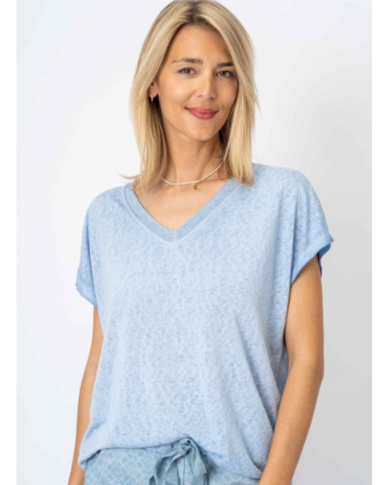 Super Soft V-Neck Short Sleeve Tee