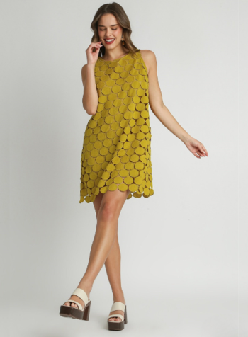 Circle Cutout Mod Dress