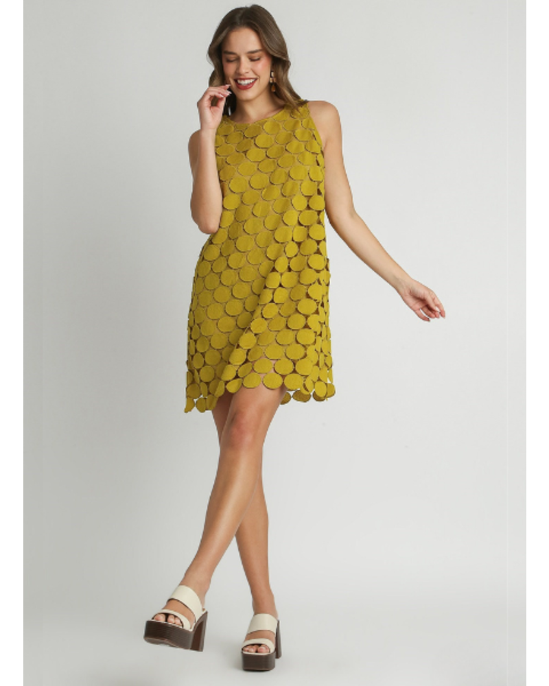 Circle Cutout Mod Dress