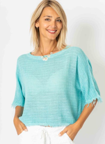 Cotton and Linen Crop Top