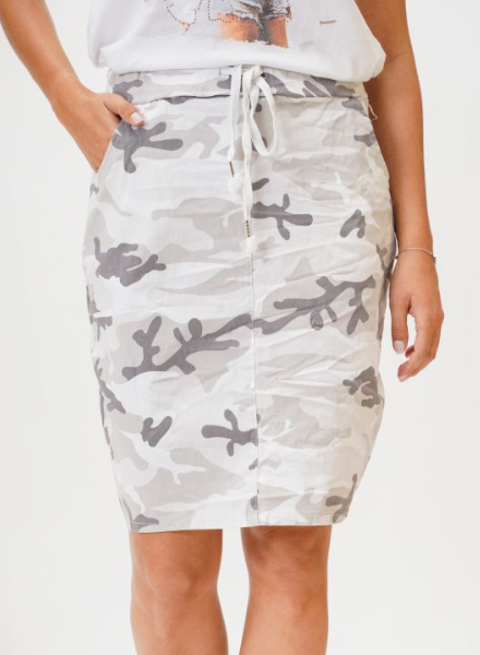 Camo Print Pencil Skirt