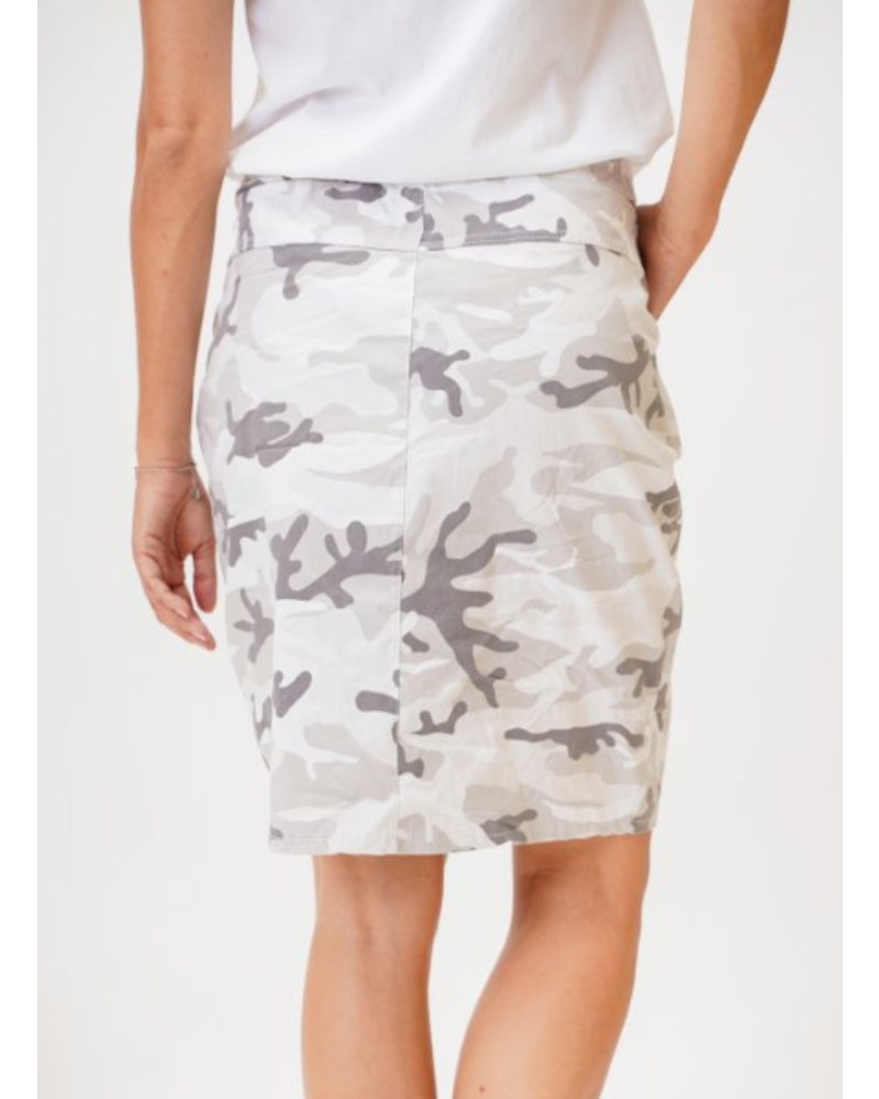 Camo Print Pencil Skirt
