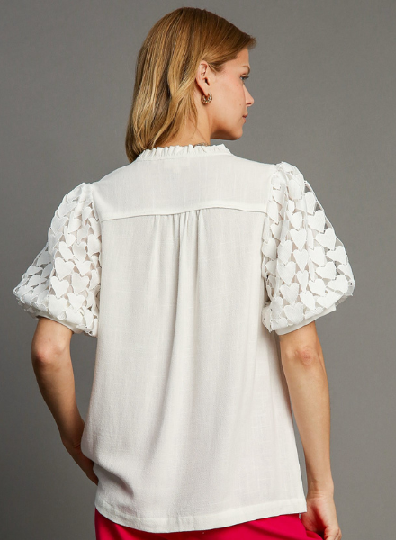 Heart on Your Sleeve Top - Trader Rick's for the artful woman